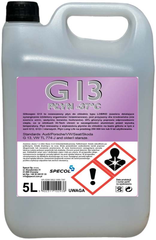 Specol 100058 - Płyn chłodniczy G12++ / G13
